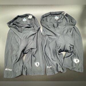 2x (pairs) Pearl Izumi Cycling Shorts w/ chamois Size L Black